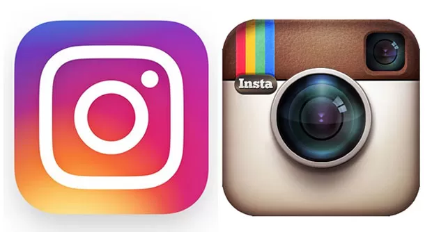 icon Instagram antes e depois