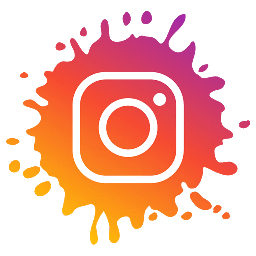 icon Instagram mancha de tinta